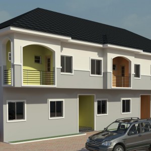 Terrace House Development, Alpha Beach, Lekki, Lagos